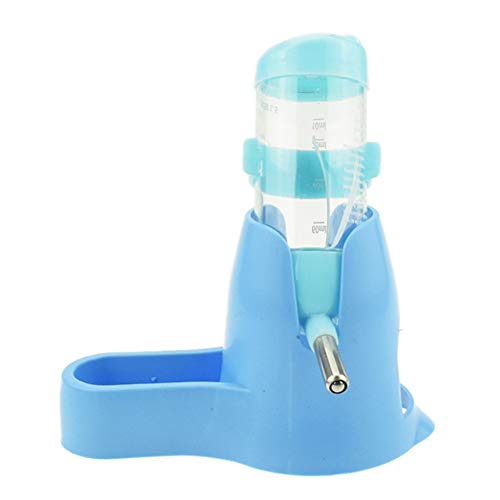 CUSROS 3-in-1 Wasserspender für Hamster, Eichhörnchen, 80 ml, Blau, Einheitsgröße von CUSROS