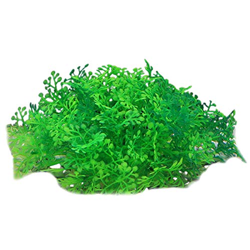 CUSROS Aquatics Plants Simulation, Aquarium Simulation Wasserpflanzen Künstliche Aquariumpflanzen, Kunststoff Gefälschte Wasser Gras Ornamente Für Party H. Einheitsgröße von CUSROS