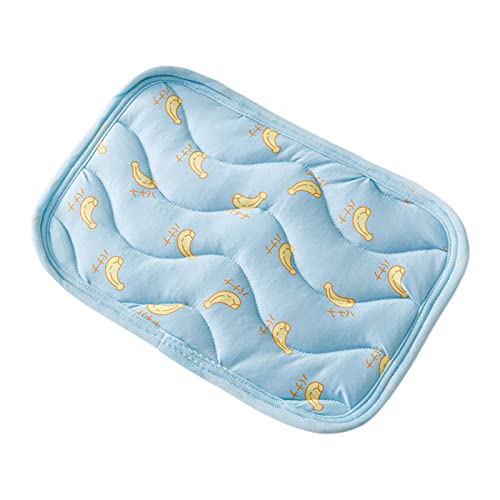 CUSROS Hamster-Pad, kühlendes Eistuch, Hase, Chinchillas, Schlafkissen, Sommer, Haustierbedarf, Blau, 3XS, 3XS von CUSROS