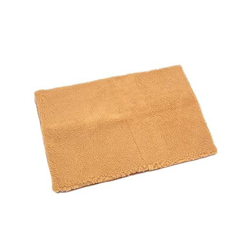 CUSROS Maschinenwaschbare Haustiermatte, gemütlich, selbsterhitzend, warm, mit wärmereflektierender Schicht, weiche, Bequeme Hundedecke, langlebig Gelb 1pc von CUSROS