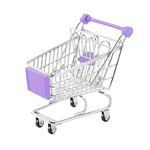 CUSROS Mini Cute Cart Trolley Kleines Haustier Vogel Papagei Kaninchen Hamster Käfig Spielt Spielzeug Geschenk Für Vögel Lila Einheitsgröße von CUSROS