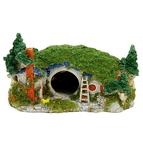 CUSROS Reptile Shrimp Cave Landschaftsbau Shelter House Künstliche Aquatische Verzierung, Aquarium Landschaft Aquarium Dekor Ornament EIN Einheitsgröße von CUSROS