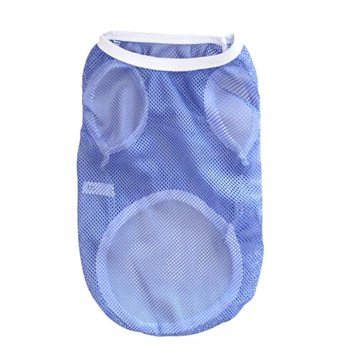 CUSROS Sommer Haustier Weste Hund Mesh Weste Haustier Weste Atmungsaktive Mesh Hund Weste Einfarbig Bequeme Katze Shirt Weiche Haustier Sommer Kleidung Heimtierbedarf Violett 2XL von CUSROS