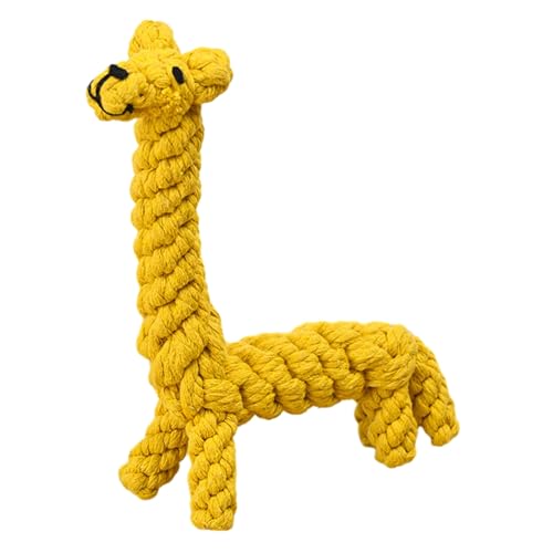 Hunde-Ziehspielzeug, sicheres Hundespielzeug, interaktives Baumwollseil, Hundespielzeug, niedliches Kaninchen, Bär, Giraffe, Oktopus-Form, Hunde-Kauspielzeug, bissfestes Quietschspielzeug für H Gir von CUSROS