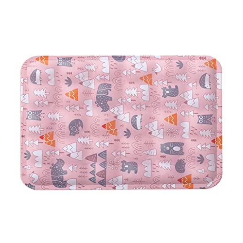 CUTIECLUB Haustier Hund Kühlmatte Pad für Sommer, Welpen Hunde Katzen halten kühl Eisunterlage kühl Seide Matratze Bett Matten Rosa XL von CUTIECLUB