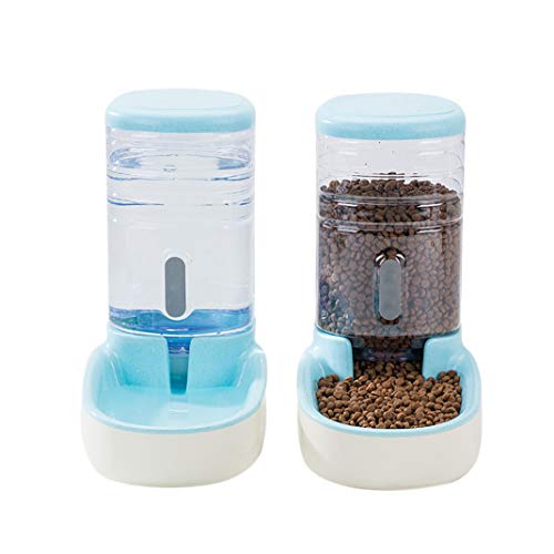 Chiatai Automatischer Futterspender für Haustiere, Futterspender und Wasserspender, 3,8 l, für Hunde und Katzen, kleine und mittelgroße Haustiere von CUTIECLUB