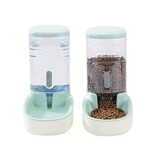 Chiatai Automatischer Futterspender für Haustiere, Futterspender und Wasserspender, 3,8 l, für Hunde und Katzen, kleine und mittelgroße Haustiere von CUTIECLUB