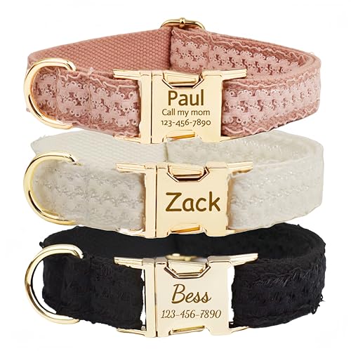 Personalisiertes Hundehalsband-Set (Gitterkragen) von CUUOOT