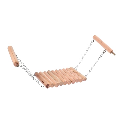 CVUTOVO 1 Stück Hängendes Vogelspielzeug aus Naturholz für Sittiche und Papageien Interaktives Kletterspielzeug Koordination und Balance Geeignet für Vogelkäfige und Garten CVUTOVO 1 Stück Hängendes Vogelspielzeug aus Naturholz für Sittiche und Papageien Interaktives Kletterspielzeug Koordination und Balance Geeignet für Vogelkäfige und Garten von CVUTOVO