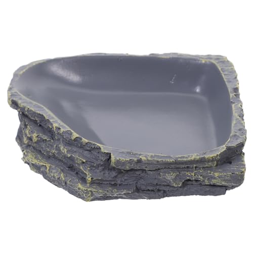CVUTOVO 1 Stück Langlebige Futter und Wasserschale aus Harz für Reptilien Natürliches Design für Schildkröten Eidechsen und Andere Kriechtiere Leicht zu Reinigen für Terrarien CVUTOVO 1 Stück Langlebige Futter und Wasserschale aus Harz für Reptilien Natürliches Design für Schildkröten Eidechsen und Andere Kriechtiere Leicht zu Reinigen für Terrarien von CVUTOVO