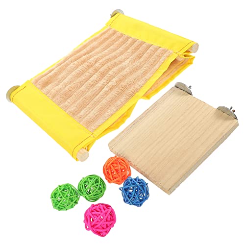 CVUTOVO 1satz Hängematte Für Kleintiere Warme Schlafnest Für Chinchillas Und Hamster Teiliges Mit Fleece Und Spielzeug Für Winterruhe Und Spielspaß CVUTOVO 1satz Hängematte Für Kleintiere Warme Schlafnest Für Chinchillas Und Hamster Teiliges Mit Fleece Und Spielzeug Für Winterruhe Und Spielspaß von CVUTOVO