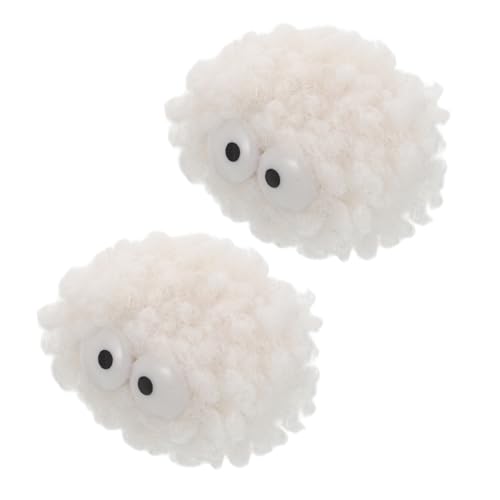 CVUTOVO 2 Stück Katzen Pompom Bälle mit Glocke Interaktives für Kätzchen Weiche und Strapazierfähige Plüschbälle zur Spielverhaltens Innenräumen CVUTOVO 2 Stück Katzen Pompom Bälle mit Glocke Interaktives für Kätzchen Weiche und Strapazierfähige Plüschbälle zur Spielverhaltens Innenräumen von CVUTOVO