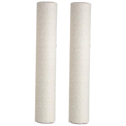 CVUTOVO 2 Stück Katzenklettergerüst Säulen Kratzfässer Couch Kratzbaum Katzenzubehör Katzenkratzbaum Ersatzstamm Kätzchenstamm Kratzbaum Ersatzteile Sisal Beige CVUTOVO 2 Stück Katzenklettergerüst Säulen Kratzfässer Couch Kratzbaum Katzenzubehör Katzenkratzbaum Ersatzstamm Kätzchenstamm Kratzbaum Ersatzteile Sisal Beige von CVUTOVO