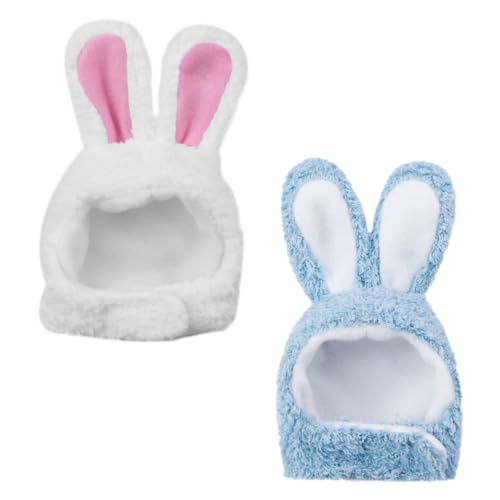 CVUTOVO 2 Stück Waschbare Katzen Bunny Ohren Dekorative Hüte Niedliche Katzenmützen für Cosplay und Hautfreundliches Material für Haustierzubehör CVUTOVO 2 Stück Waschbare Katzen Bunny Ohren Dekorative Hüte Niedliche Katzenmützen für Cosplay und Hautfreundliches Material für Haustierzubehör von CVUTOVO