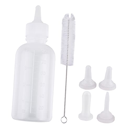 CVUTOVO 6Stücke Haustier Milchflasche mit Reinigungsbürste Fütterungsflasche für Katzen Tragbar für Kleine Haustiere mit Praktischer Reinigungshilfe CVUTOVO 6Stücke Haustier Milchflasche mit Reinigungsbürste Fütterungsflasche für Katzen Tragbar für Kleine Haustiere mit Praktischer Reinigungshilfe von CVUTOVO
