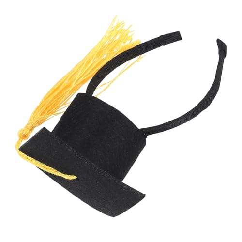 CVUTOVO Haustier Doktorhut mit Quaste Abschlussmütze für Hunde und Katzen Elastisches Kopfband Lustiges Kostümzubehör für Partys und Feiertage Bequemes Design für Individuellen Look CVUTOVO Haustier Doktorhut mit Quaste Abschlussmütze für Hunde und Katzen Elastisches Kopfband Lustiges Kostümzubehör für Partys und Feiertage Bequemes Design für Individuellen Look von CVUTOVO