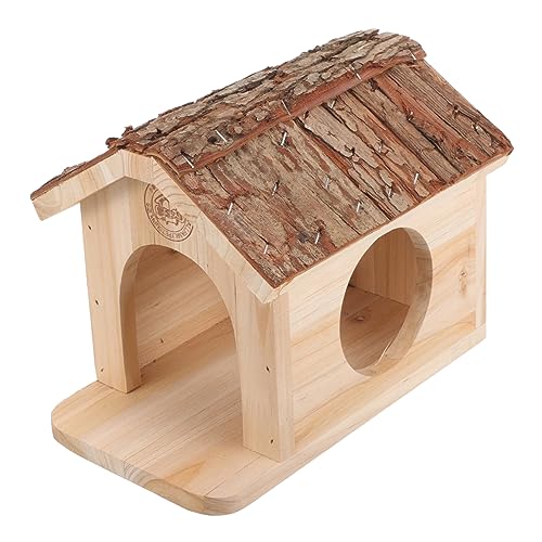 CVUTOVO Holzversteck Für Hamster Robustes Und Glattes Schlafhaus Für Kleintiere Sicheres Rückzugsgebiet Für Ruhe Und Spiel Für Hamster Und Kleine Haustiere CVUTOVO Holzversteck Für Hamster Robustes Und Glattes Schlafhaus Für Kleintiere Sicheres Rückzugsgebiet Für Ruhe Und Spiel Für Hamster Und Kleine Haustiere von CVUTOVO