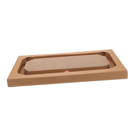 CVUTOVO Katzen Kratzpad aus Karton Verschleißfestes Kratzbrett für Wohnungskatzen Multifunktionales mit Neuartigem Design zur Gesunder Kratzgewohnheiten und Raumdekoration CVUTOVO Katzen Kratzpad aus Karton Verschleißfestes Kratzbrett für Wohnungskatzen Multifunktionales mit Neuartigem Design zur Gesunder Kratzgewohnheiten und Raumdekoration von CVUTOVO