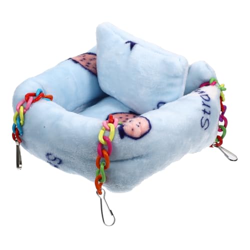 CVUTOVO Kleine Hängematte Für Hamster Und Meerschweinchen Warmer Rückzugsort Für Chinchillas Langlebig Und Einfach Zu Befestigen CVUTOVO Kleine Hängematte Für Hamster Und Meerschweinchen Warmer Rückzugsort Für Chinchillas Langlebig Und Einfach Zu Befestigen von CVUTOVO