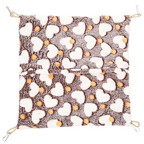 CVUTOVO Hängendes Hamsterbett Weiche Meerschweinchenhängematte Warmes Chinchillabett Atmungsaktive Hängematte Für Kleintiere 32x34cm Geruchsneutral Für Hamster Und Frettchen Geeignet CVUTOVO Hängendes Hamsterbett Weiche Meerschweinchenhängematte Warmes Chinchillabett Atmungsaktive Hängematte Für Kleintiere 32x34cm Geruchsneutral Für Hamster Und Frettchen Geeignet von CVUTOVO