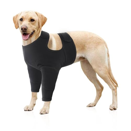 CVZQTE Haustier Hülsenbandage Für Die Vorderbeine Hilft Bei Der Heilung. Bequeme Ärmel Leggings Gegen Leckende Hunde Leggings Ellenbogenbandage von CVZQTE