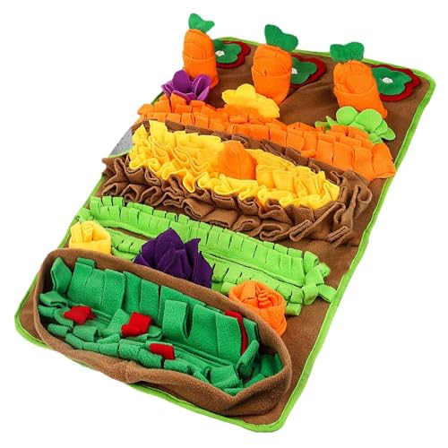 Snuffle Mat Dog Slow Feeder Treats Pad Pet Sniffing Toy Pad Licking Mat Puppy Training Pad Pet Dogs Feeding Supplies Dog Food Puzzle Mat von CVZQTE