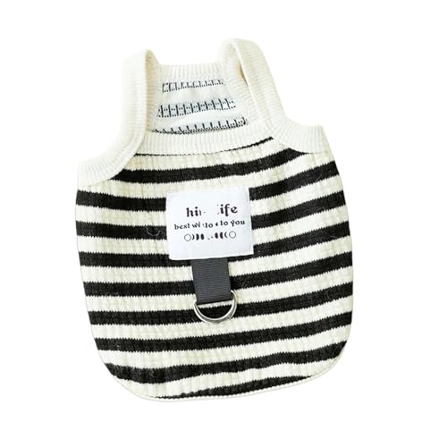 CXHJCQ Hundepullover Haustierhund Kleidung Sommer Cooler Hund Weste Welpe Pullover Haustier Atmungsable Kleidung-weiß-l von CXHJCQ