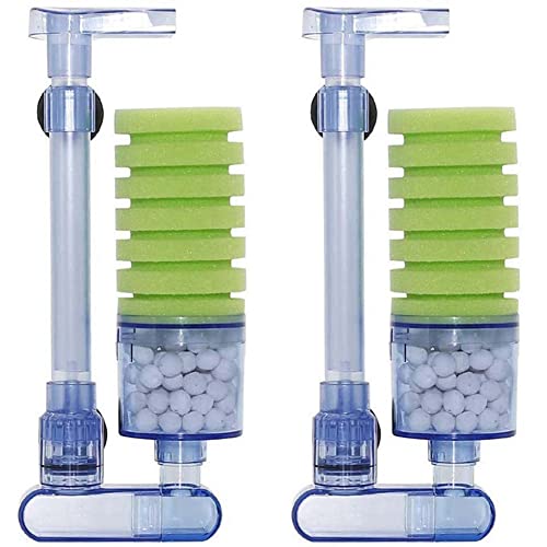 CYBUCH 2X Aquarium Filter, Ultra Leise Aquarium Biochemischer Schwammfilter Xy-2881 von CYBUCH