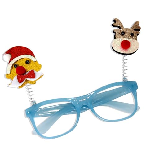 CYILPR Brille Für Weihnachten Neujahr Karneval Brille Für Erwachsene Teenager Kinder Weihnachtsfeier Fotobrille von CYILPR