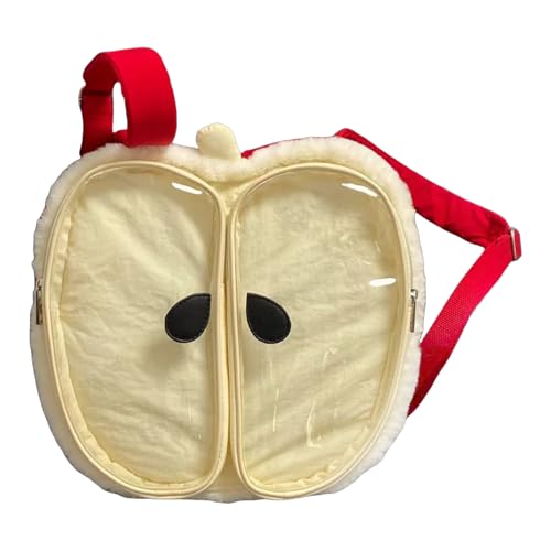 CYILPR Große Kapazität Rucksack Ästhetische Rucksack Student Schule Tasche Schöne Frucht Form Rucksack Plüsch Itabag Für Pin Display von CYILPR