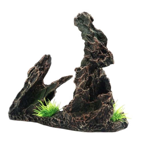 CYILPR Harz Steingarten Terrarien Dekoration Aquarien Landschaft Aquarien Dekorative Modell Statue Büro Tisch Ornament von CYILPR