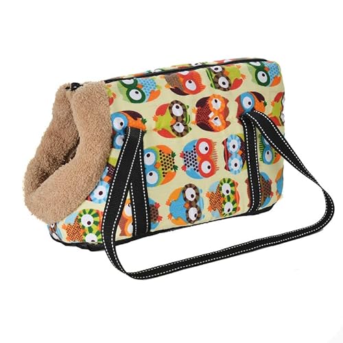 Tragetasche Hund,Hundetasche Haustierträger for kleine Hunde Gemütliche weiche Welpen Katze Hund Taschen Rucksack Outdoor Reise Haustier Sling Bag Chihuahua Pug Pet Supplies (Color : 3, Size : Small von CYMKYQ