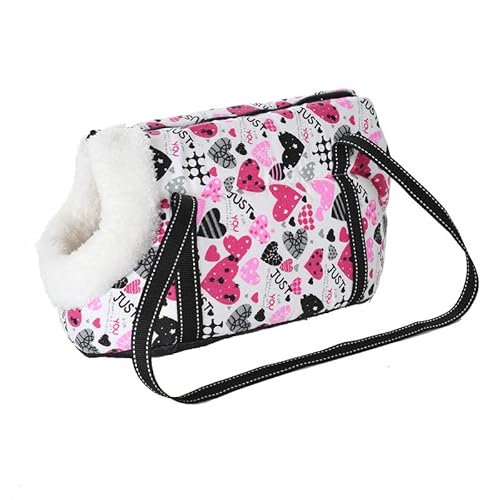 Tragetasche Hund,Hundetasche Haustierträger for kleine Hunde Gemütliche weiche Welpen Katze Hund Taschen Rucksack Outdoor Reise Haustier Sling Bag Chihuahua Pug Pet Supplies (Color : 4, Size : Small von CYMKYQ