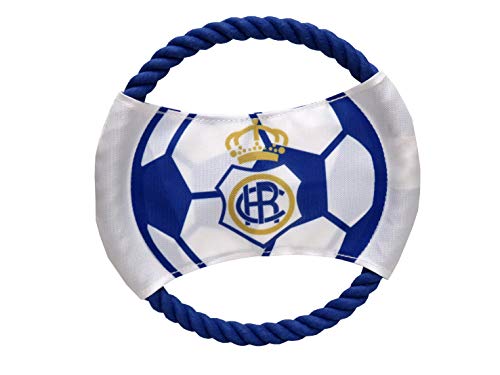 Huelva CF Seilspielzeug für Hunde, Einheitsgröße, für große, mittlere und kleine Hunde, 20 x 1,5 x 20 cm, offizielles Produkt von (CyP Brands). von CYPBRANDS