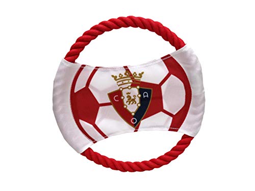 ATLÉTICO OSASUNA CF Seilspielzeug für Hunde, Einheitsgröße, für große, mittlere und kleine Hunde, 20 x 1,5 x 20 cm, offizielles Produkt von (CyP Brands). von CYPBRANDS