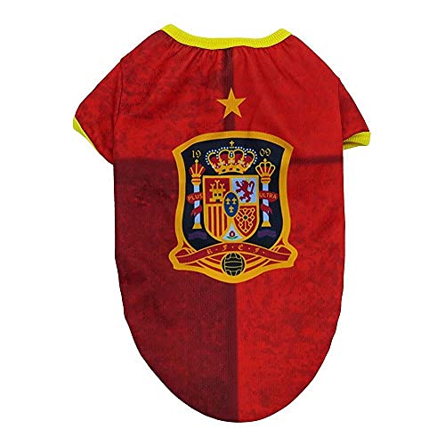 CYP Brands - Spanische Nationalmannschaft - T-Shirt für Hunde - Größe XL von CYPBRANDS