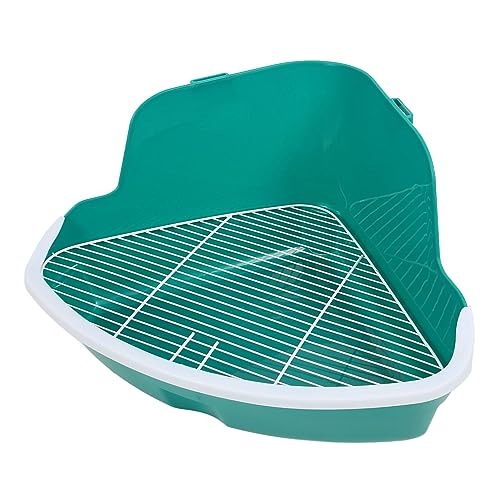 CYTGOUPER Dreieckiger Töpfchentrainer, Eckstreu, Einstreubox, Käfigbox-Trainer für Meerschweinchen, Chinchilla, Frettchen, Galesaurier (Large: 90 X 60 X 24cm) von CYTGOUPER