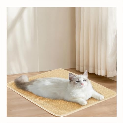 CZQGLYM Kratzmatten Für Katzen, Natürliche Katzenkratzpads, Sisal-Kratzpads Zum Schutz Von Wänden, Sofas, Böden, Fenstern Und Anderen Möbeln (20×25CM(2pcs)) von CZQGLYM