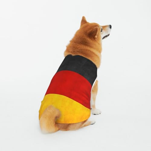 Weiche Haustierkleidung Deutsche Flagge Hund und Katze Kleidung von CZZYH