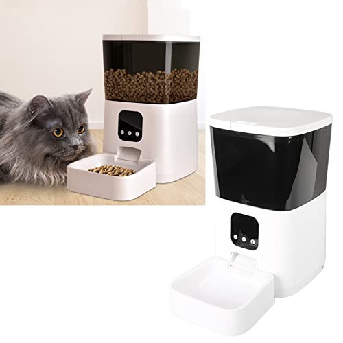 Automatischer Katzenfutterspender, Intelligenter Tierfutterspender, 7 L Fassungsvermögen, WiFi, Sprachsteuerung, Intelligenter Haustierspender mit APP-Steuerung Katzen und Hunde von CaCaCook