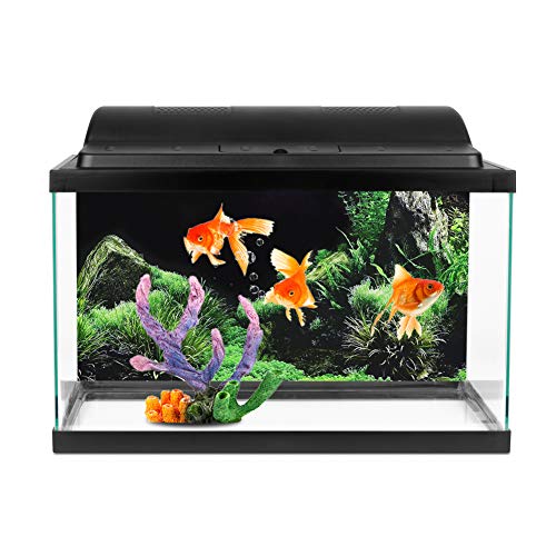 CaCaCook Aquarium-Aufkleber, Aquarium-Aufkleber, Meeresboden, Wassergras, Hintergrunddekoration, Malerei, PVC-Aufkleber (91 x 50 cm) von CaCaCook