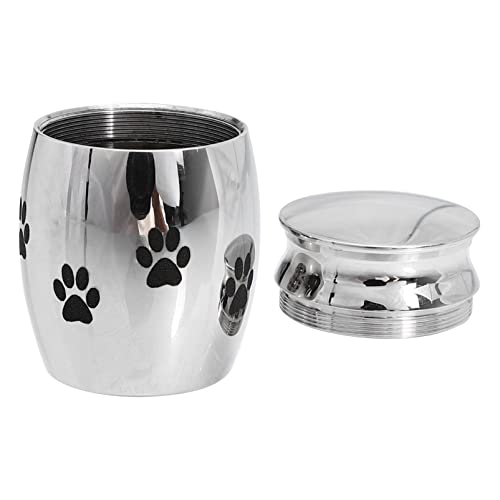 Cabilock 1stk Urne Cremains Fläschchen Hund Denkmal Haustier Asche Cinerary Schatulle Andenken An Die Einäscherung Mini-aschehalter Für Haustiere Rostfreier Stahl Haustier Hund Metall von Cabilock