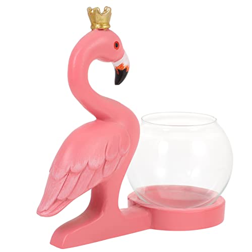 Cabilock Flamingo Hydrokultur Luftpflanze Terrarium Hydrokulturpflanzen Blumenzwiebelvase Dekorative Töpfe Pflanzgefäße Heimdekoration Pflanzen Flamingo Blumentopf Flamingo von Cabilock