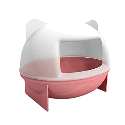 Cabilock Rosa Kaninchen Hamster Sandkasten Hase Badehaus Badezimmerset Kleintiere Wanne Sandschaufel Haustier Rosa Kleine Haustierbadewanne von Cabilock