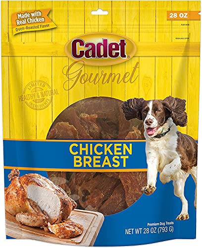 Cadet Gourmet Made With Real Chicken Breast Dog Treats 28-Ounces - 3 Pack von Cadet