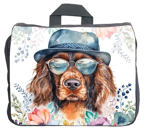 Cadouri Hundezubehörtasche mit Cocker Spaniel - Aufbewahrungstasche mit Hunderasse für Hundebesitzer - originelles Geschenk - handgefertigt von Cadouri