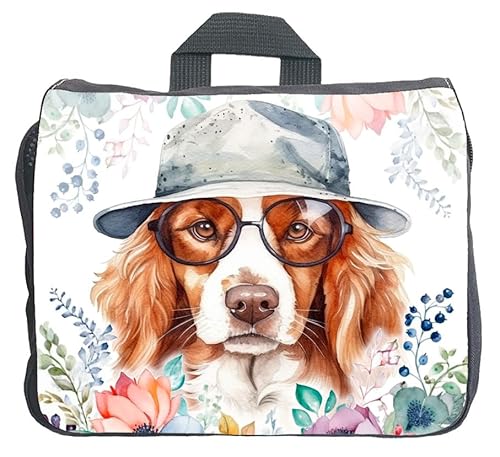 Cadouri Hundezubehörtasche mit Kooikerhondje - Aufbewahrungstasche mit Hunderasse für Hundebesitzer - originelles Geschenk - handgefertigt von Cadouri