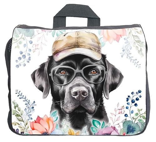 Cadouri Hundezubehörtasche mit Labrador - Aufbewahrungstasche mit Hunderasse für Hundebesitzer - originelles Geschenk - handgefertigt von Cadouri