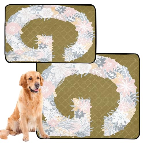 3er Pack Hundepinkteppich große Pads waschbar, rutschfest für Hund, Outdoor, 50 x 61 cm, G von Caihoyu