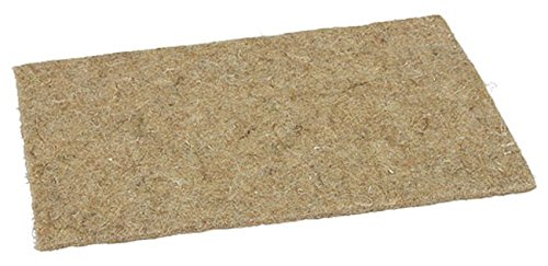 Cajou 6 Stück Hanf Nagerteppich für Nager Kaninchen Meerschweinchen statt Streu fressbar kompostierbar (60 x 120 cm) von Cajou